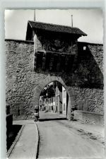 1470 Estavayer-le-Lac Foto AK Porte du Camus