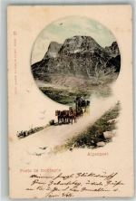 Alpenpost Postkutsche Schweiz 1900