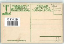 3000 Bern Berne Künstlerkarte Förderung der Landwirtschaft sign. A. Tieche Landesausstellung 1914