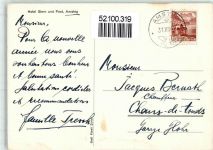 6474 Amsteg 1947 - Hotel Stern & Post