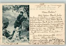 Wilhelm Tell Der Sprung Motiv Schweiz 1899