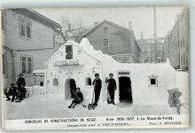 2300 La Chaux-de-Fonds - Winter Concours de Constructions de Neige Organise par l`Impartial