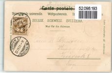 6340 Baar 1901 Lithographie Kath. Kirche Fabrik spinnerei