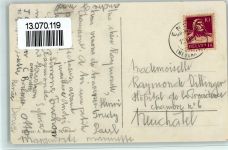 2073 Enges 1934 - Teilansicht, Verlag Bourqui, gute Erhaltung AK