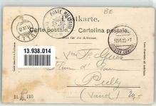 3000 Bern Berne 1905 - Stadtisches Gymnasium Laterne Kinder Poste Militaire Batallion 9