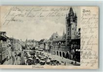 4000 Basel Bâle - Marktplatz Rathaus Trambahn