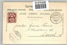 8600 Dübendorf 1899 Lithographie Gasthaus Schloss Dübelstein Hans Waldmann