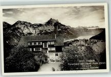 8757 Filzbach - Ferienheim vom blauen Kreuz Zürich mit Leistkamm und Alvierkette