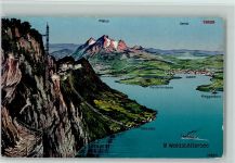 6440 Vierwaldstättersee - Pilatus Seetal Luzern Meggenhorn Kastanienbaum