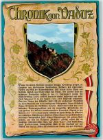 9490 Vaduz - Chronik Schloss Siegel Reben
