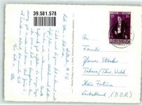 9490 Vaduz 1957 Gebrauchsspuren Schloss Foto AK