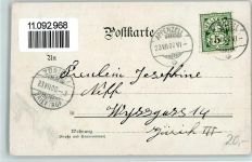 9050 Appenzell 1900 Künstlerkarte Mann und Frau sitzen auf einer Bank sign. V.T. Tobler