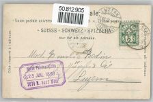 6010 Pilatus Kulm Lithographie / Künstlerkarte