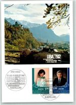 9490 Vaduz - Schloss Kirche LIBA 82 10. Briefmarkenausstellung