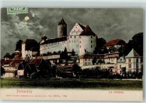 2900 Porrentruy Pruntrut 1906 - Le chateau Schloss Mondschein