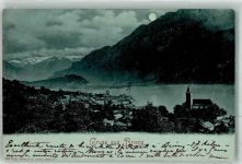 3855 Brienz BE 1900 Gebrauchsspuren Mondschein