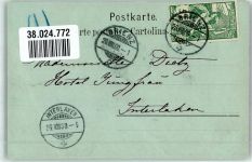 3855 Brienz BE 1900 Gebrauchsspuren Mondschein