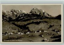 9657 Unterwasser 1930 - mit Säntis und Schafberg