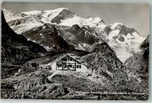 Sustenpass 1949 Foto AK Gasthaus Sustenpass Passhöhe
