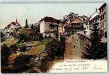 1510 Moudon 1905 - Quartier du Chateau