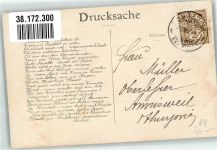 Schweizer Bergdorf mit Kapelle Klaus Schokolade 1906 Werbe AK