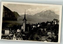 6353 Weggis Foto AK Kirche
