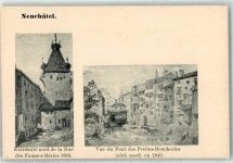 2000 Neuchâtel Neuenburg - Extremite nord de la Rue des Fausse Braies Pont des Petites Boucheries