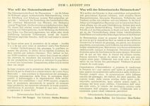 Wolfenschiessen Matterhorn Faltprospekt Naturschutzbund Heimatschutz Motiv Schweiz 1933 KEINE AK