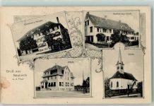 7107 Neukirch Safien 1911 - Wirtschaft zum Sternen Haushaltungs-Schule Schule Kirche