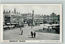 Lille La Grande Place de la Bourse AK Klaus Schokolade 1916