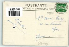 3800 Interlaken 1912 - Terminus Hotel Bahnhof Pension Bristol