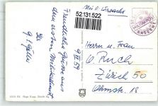 7304 Maienfeld 1959 - Fliegeraufnahme St. Lziesteig Militärpost Schweiz Kaserne