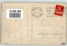 4000 Basel Bâle - Binnenschiffahrt Bananen Ausgerechnet Säcke Kran Ort lt. Stempel