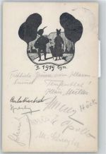 5723 Teufenthal AG 1919 Künstlerkarte Studentika 1919