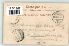 9100 Herisau 1898 Lithographie Tracht Wappen Gebr. Künzli Zürich Dep. Nr. 810