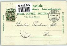 7000 Chur Coire 1899 Lithographie Schweizerhaus Ort lt. Stempel