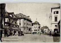 8590 Romanshorn - Bahnhofplatz VW Käfer Bahnhof Hotel Bodan