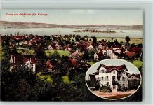 8808 Pfäffikon SZ 1916 - Gasthaus zum Bahnhof AK