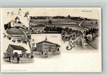 8234 Stetten SH BOAKC Gasthaus Sonne Schloss Ilerblingen Schulhaus Lithographie