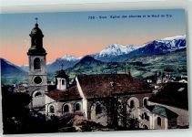 1950 Sion Sitten - Jesuitenkirche Haut de Cry