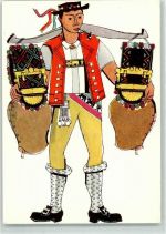 9050 Appenzell Gebrauchsspuren Appenzeller Senn Schweiz Tuberkulosenspende