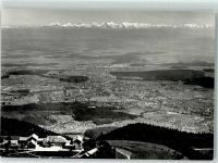 4515 Weissenstein b. Solothurn - Blick in die Schweiz Hotel Kurhaus Weissenstein Flugaufnahme