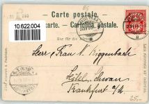 4000 Basel Bâle 1900 Künstlerkarte Münster sign. E Bürgy