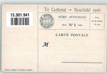 2000 Neuchâtel Neuenburg 1906 - Tir Cantonal Schützenfest