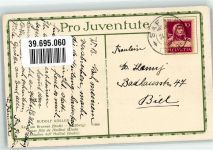 Hasliberg Goldern sign. R. Koller Änni am Brunnen Pro Juventute Schweiz Künstlerkarte