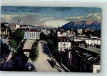 1000 Lausanne Losanna - Place du Chauderon Trambahn