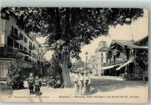 3800 Interlaken 1910 Foto AK Hotel Interlaken Reichshotel St. Georges Höheweg