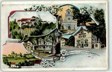 4115 Mariastein 1908 - Hotel Burg Landskron Kirche