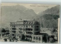3860 Meiringen 1905 Foto AK Hotel du Sauvage