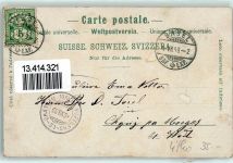 Basel Bâle Zoolog. Garten Braunbär Elefantenhaus Gämse Euelenburg Hirschhaus Flamingos Zoo 1899 Lithographie